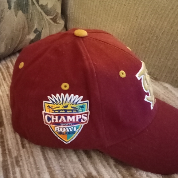 Florida State Seminoles 2004 champs bowl Zephyr fitted hat vintage - Picture 5 of 8